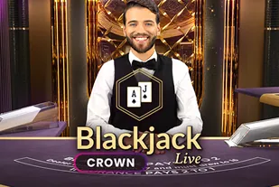 Live-стіл Blackjack Crown від Evolution